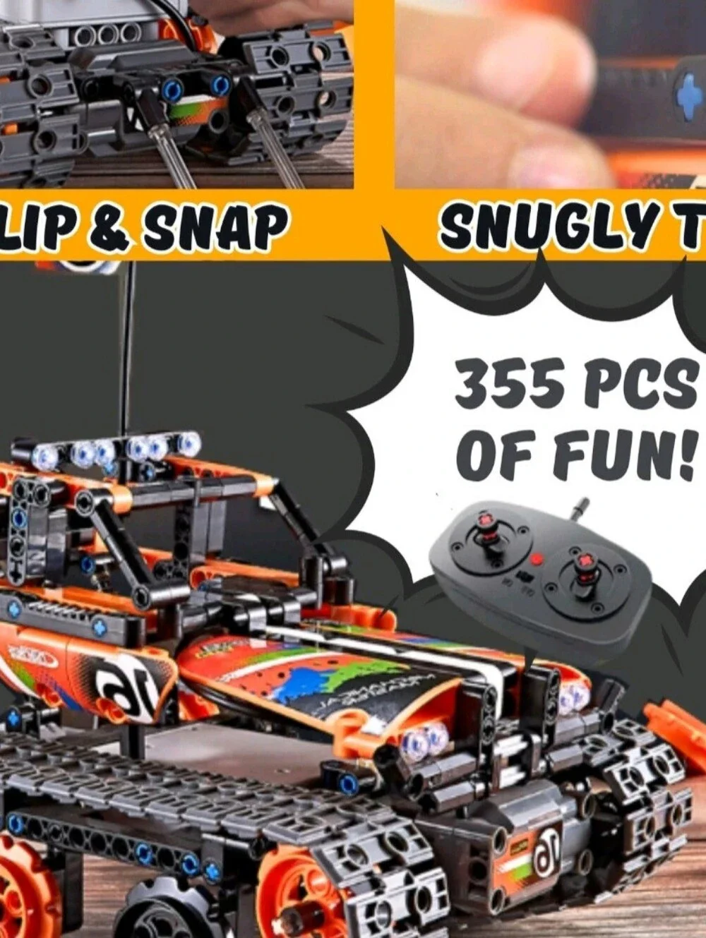 Kididdo Remote Control Building Toys STEM Robot Kit Incomplete FOR REPLACE PARTS